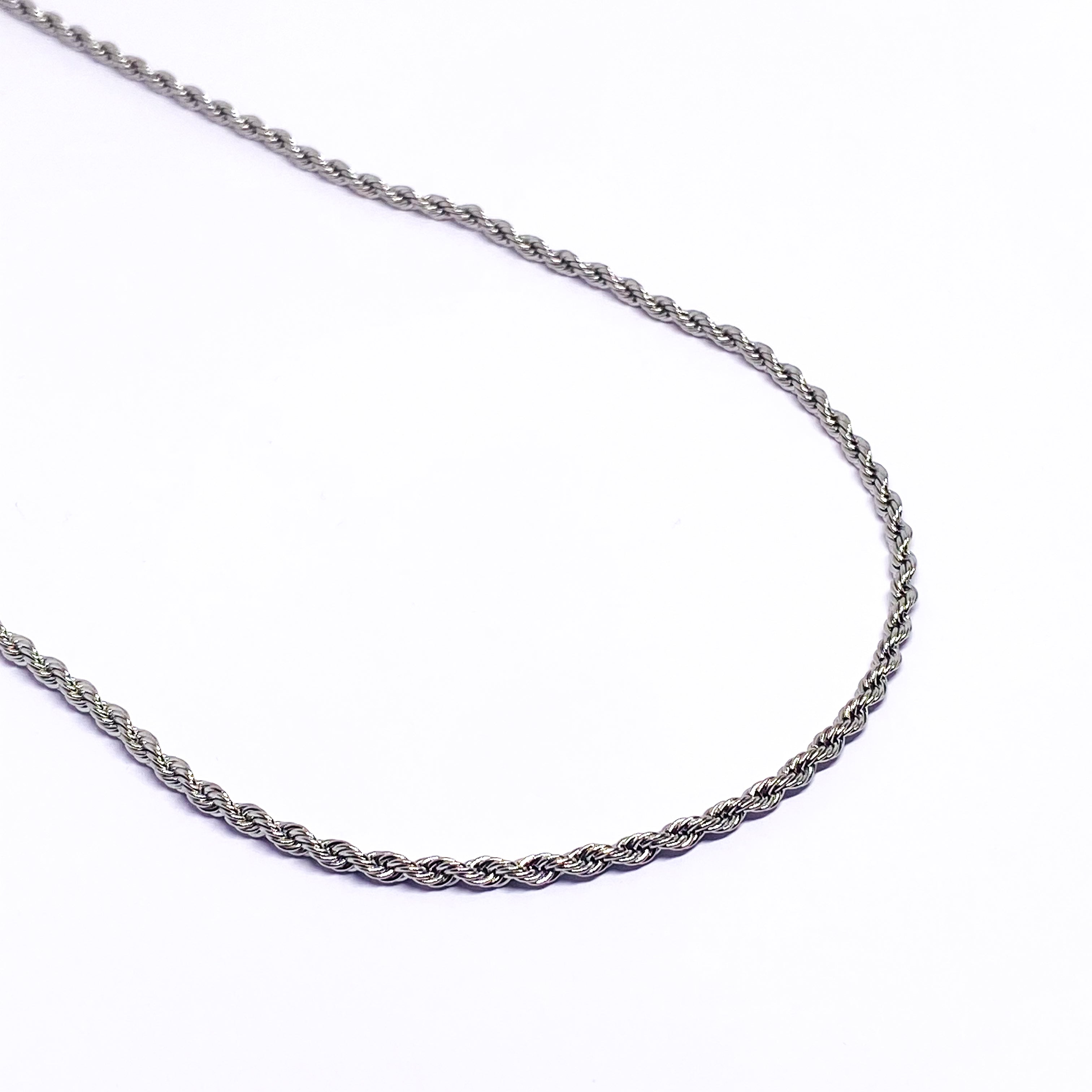3mm Rope Chain - Silver