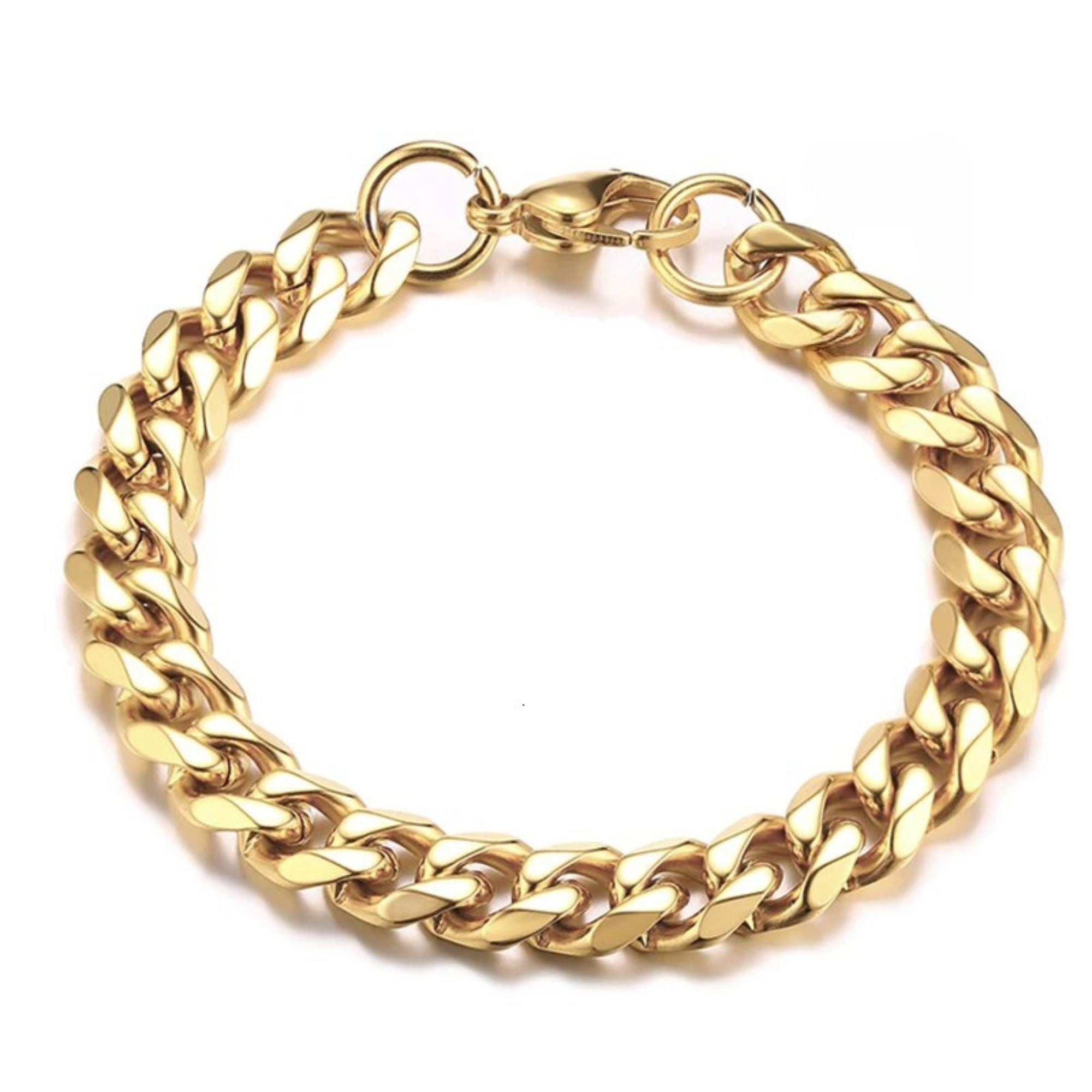 11mm Miami Cuban Bracelet - Gold