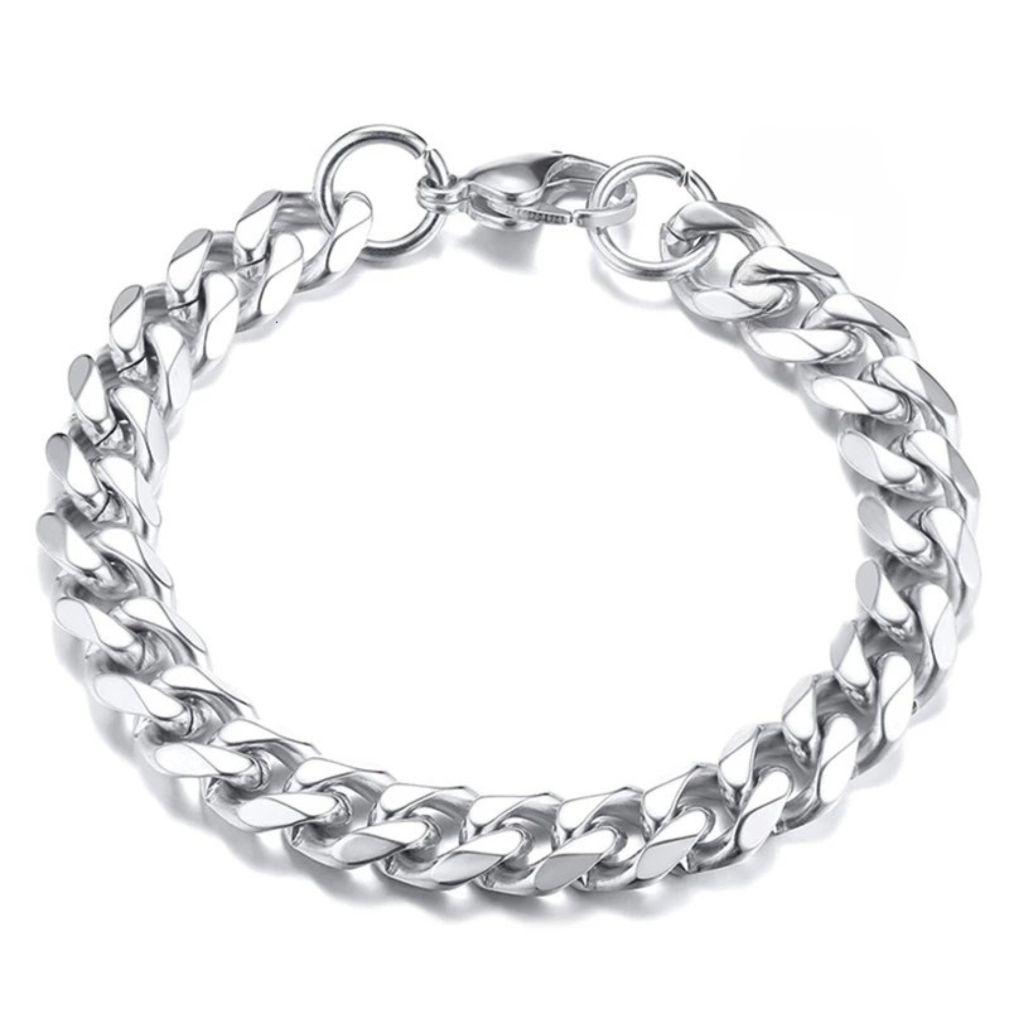 11mm Miami Cuban Bracelet - Silver