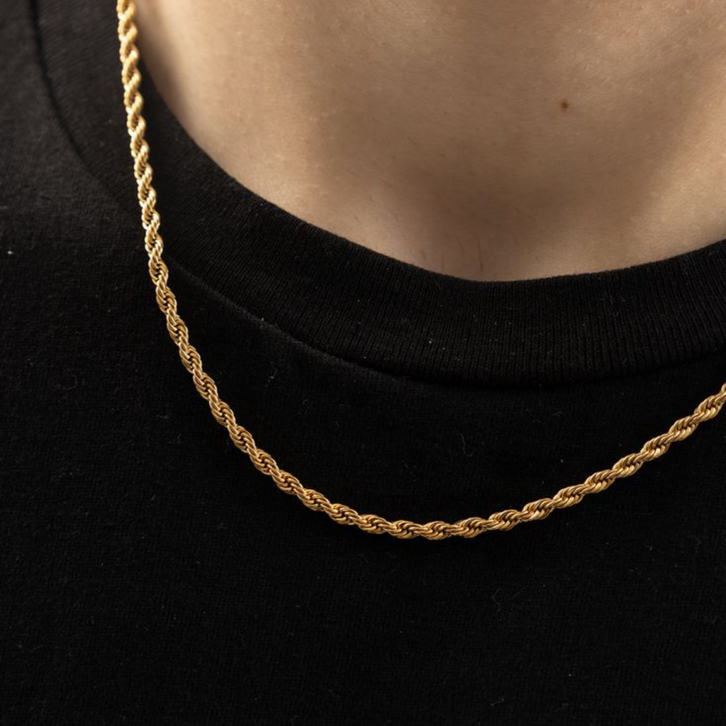 2mm Rope Chain - Gold