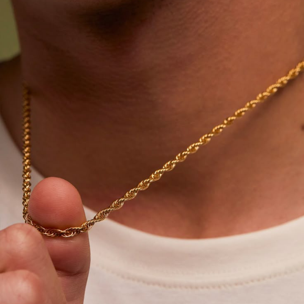 2mm Rope Chain - Gold