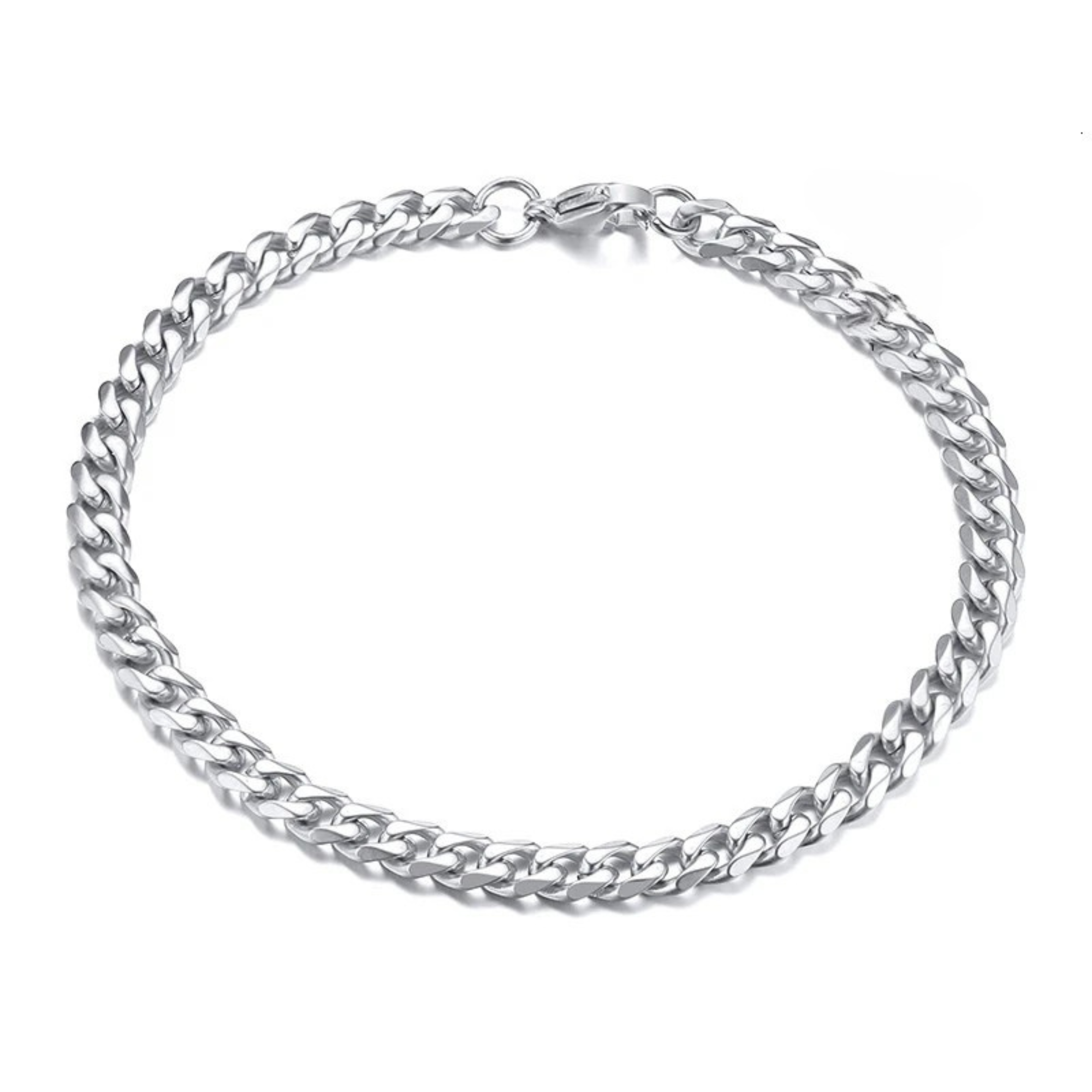 5mm Miami Cuban Bracelet - Silver